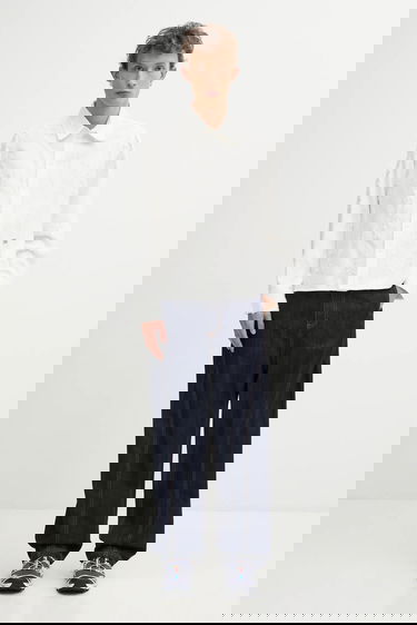 Džínsy ADER ERROR High-Waisted Balloon Leg Contrast Stitch Denim Navy | BO01FWJE0101BL, 4