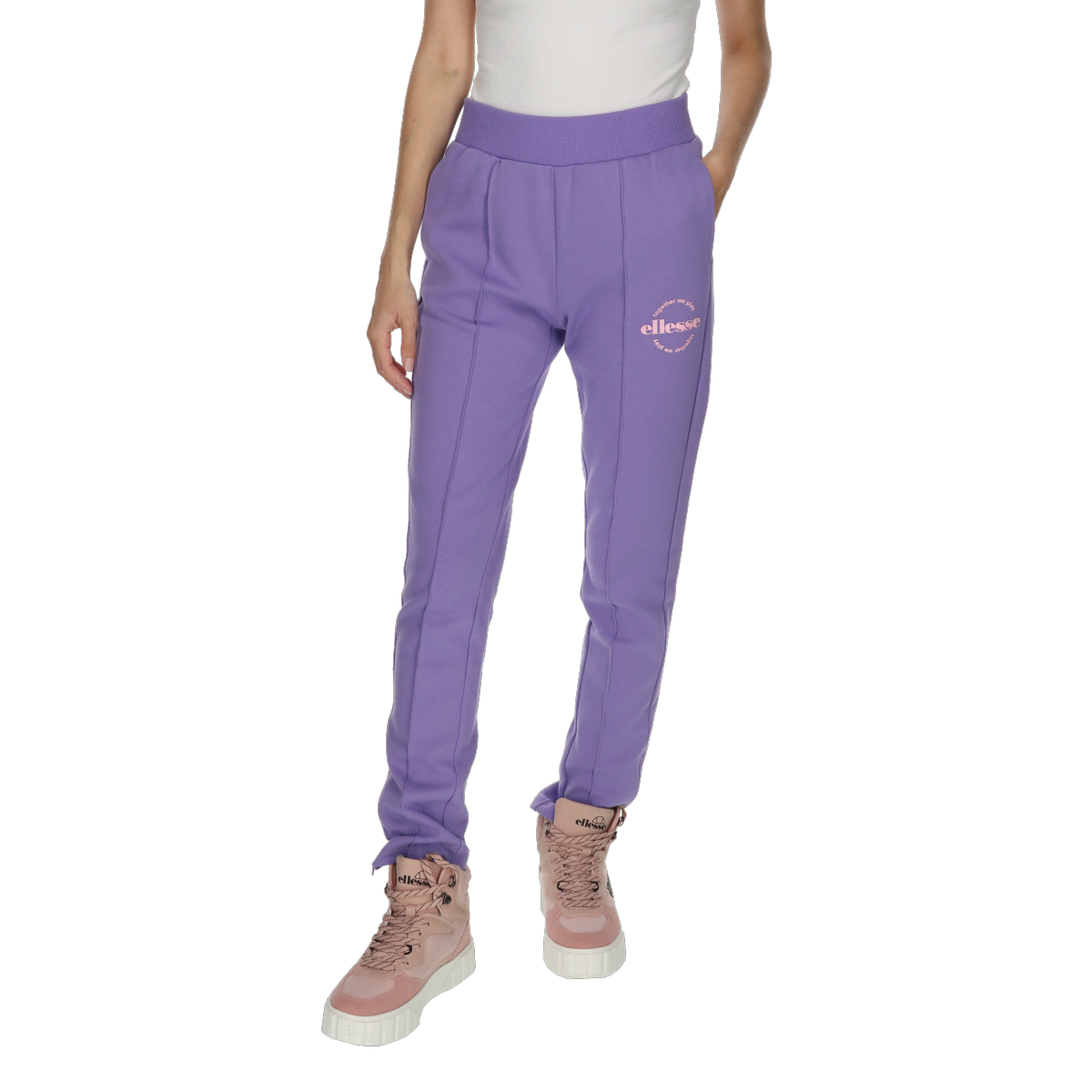 Tepláky Ellesse Open Hem Track Pants Fialová | ELA231F101-07, 0