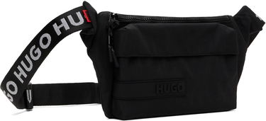 Ľadvinka BOSS Logo Patch Belt Bag Čierna | 50541968, 1