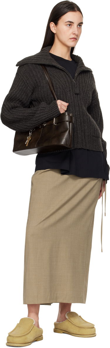 Kabelka OSOI OSOI Shoulder Brocle Bag Hnedá | 25SSB05007107, 3