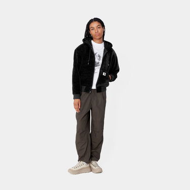 Mikina Carhartt WIP Active Fleece Zip-Up Hoodie Čierna | I033905_8, 3