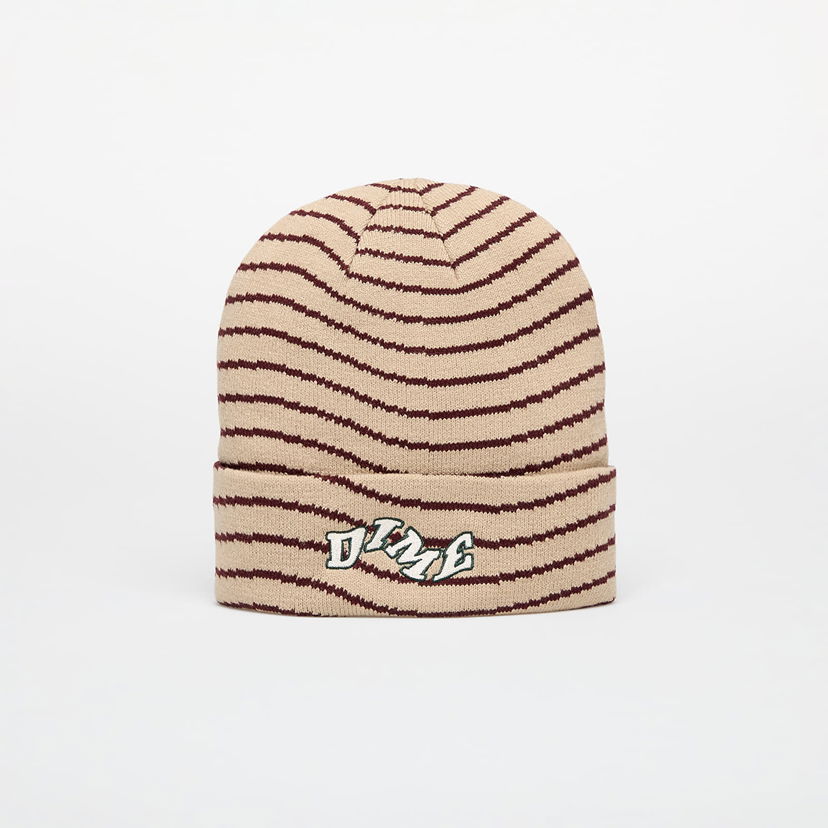 Kulicha Dime College Wave Cuff Beanie Tan Universal Béžová | DIMEFA2457TAN