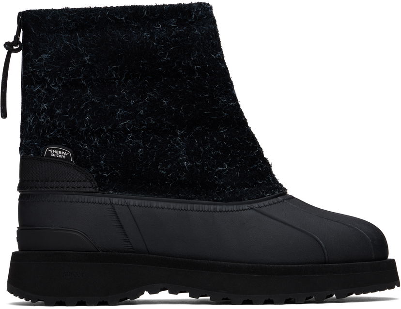 Oblečenie SUICOKE Suicoke BOWAL-HSTRwpab Sherpa Boots Čierna | OG-378HSTRwpab