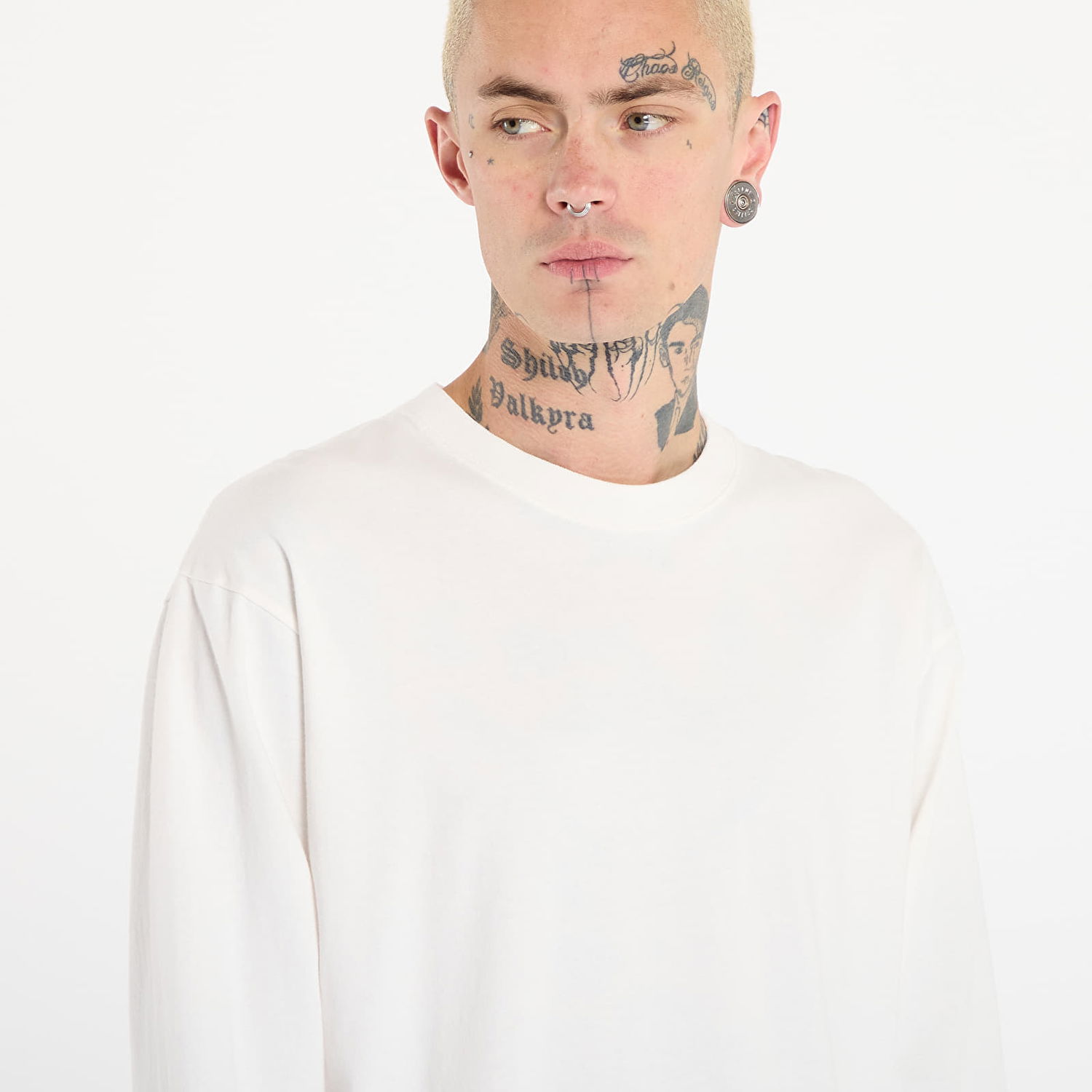 Tričko Vans Long Sleeve T-shirt LX Biela | VN000PFKC9F1, 1