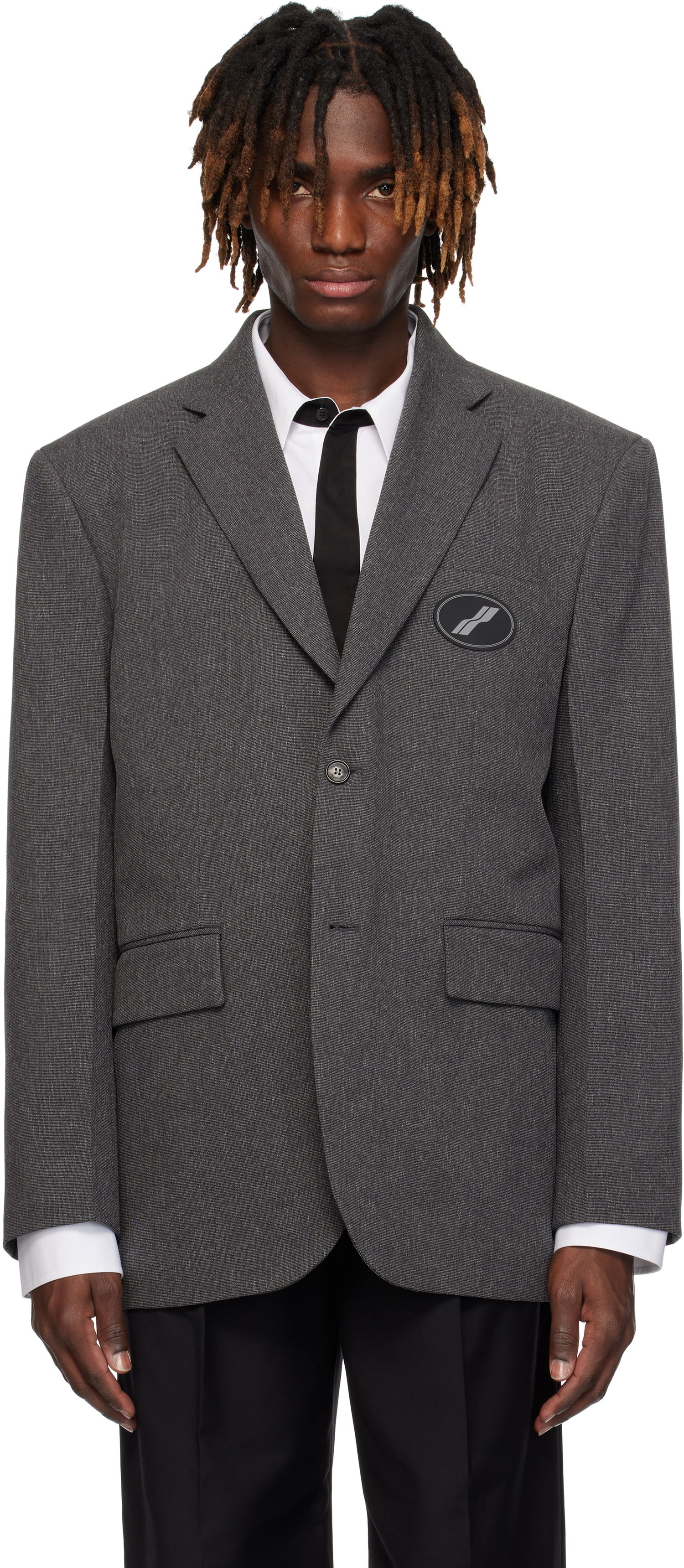 Bunda We11done We11done Oversized Blazer Šedá | WD-JK4-20-715-U-CH, 0