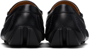 Starostlivosť o obuv FERRAGAMO Salvatore Ferragamo Gancini Ornament Driver Loafers Čierna | 775576, 1