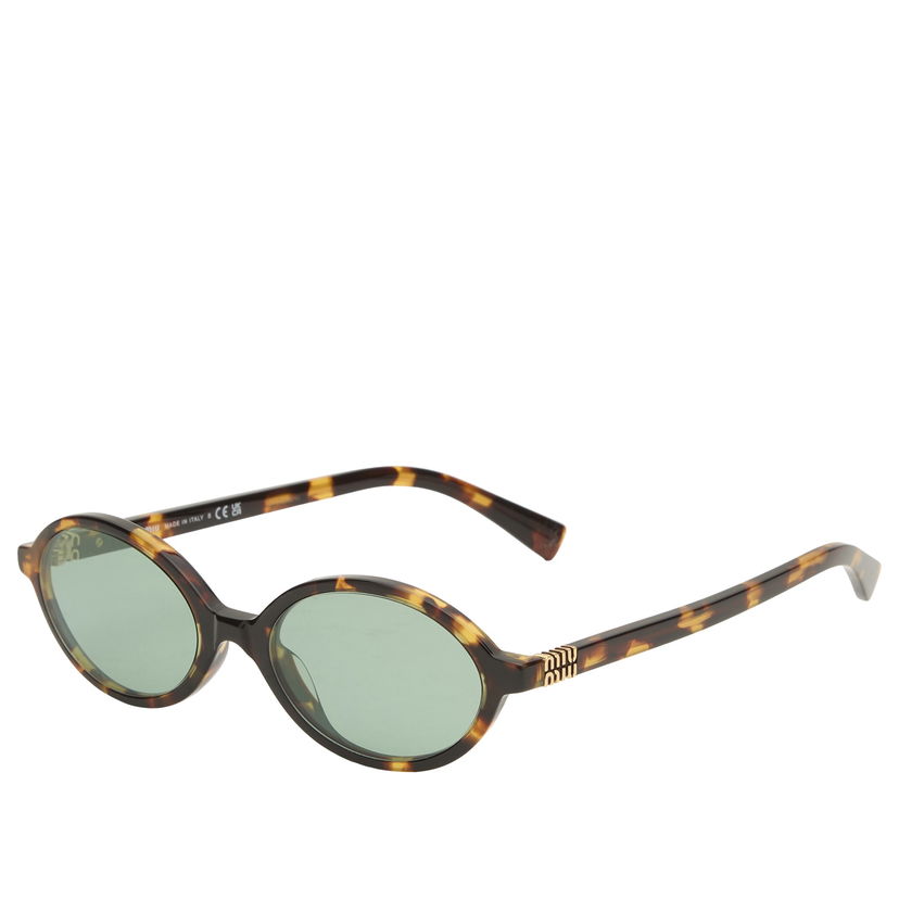 Slnečné okuliare Miu Miu Tortoiseshell Oval Sunglasses Hnedá | 0MU-04ZS-50-VAU04M