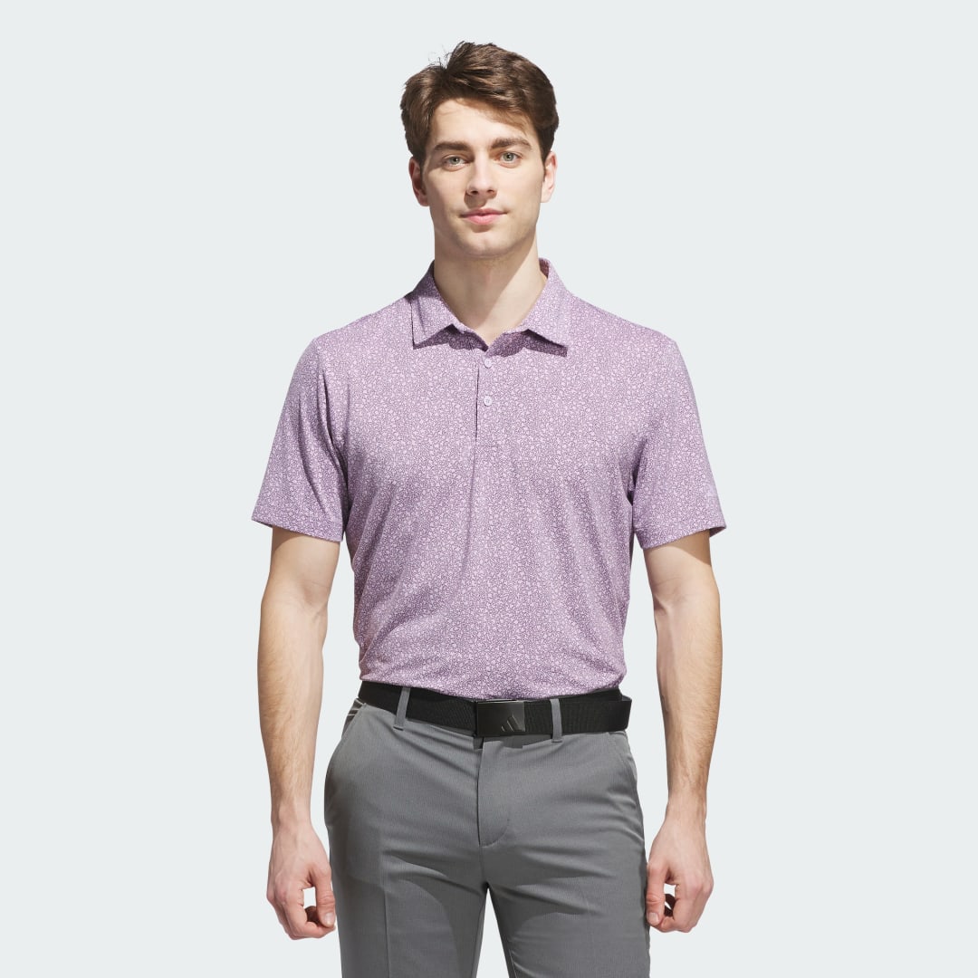 Polo tričko adidas Performance Ultimate365 Mini Bunker Golf Polo Fialová | JY1906, 0