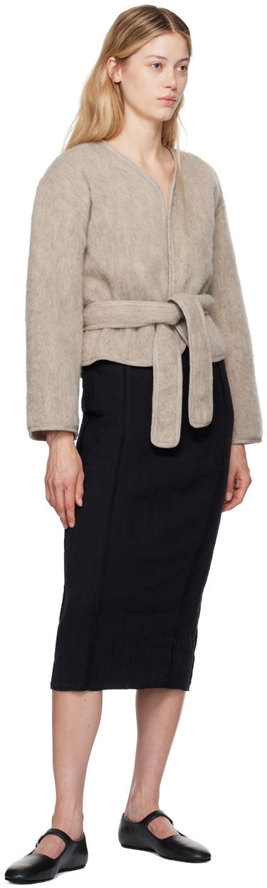 Šaty Baserange Midi Dress Čierna | DRSKS-CL-EXAU24, 3