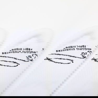 Ponožky Footshop High Crew Socks 3-Pack White Biela | FTSHP_367, 2