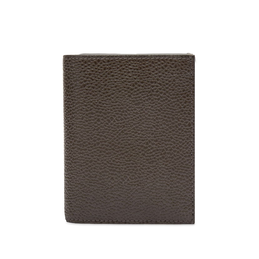 Peňaženka Thom Browne Thom Browne Pebble Grain Double Card Holder Hnedá | MAW021L-00198-206