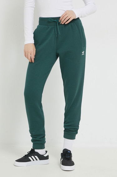 Tepláky adidas Originals Essentials Fleece Slim Joggers Zelené | HS6781, 0
