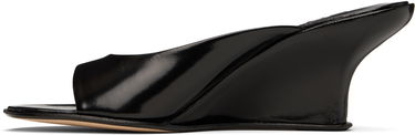 Oblečenie BY FAR BY FAR Caroo Wedge Mules Čierna | MWFHO130LL032BK001PL, 2