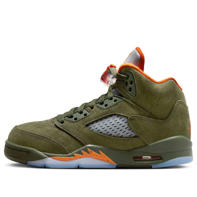 Oblečenie Jordan Air Jordan 5 Retro Zelené | 440888-308