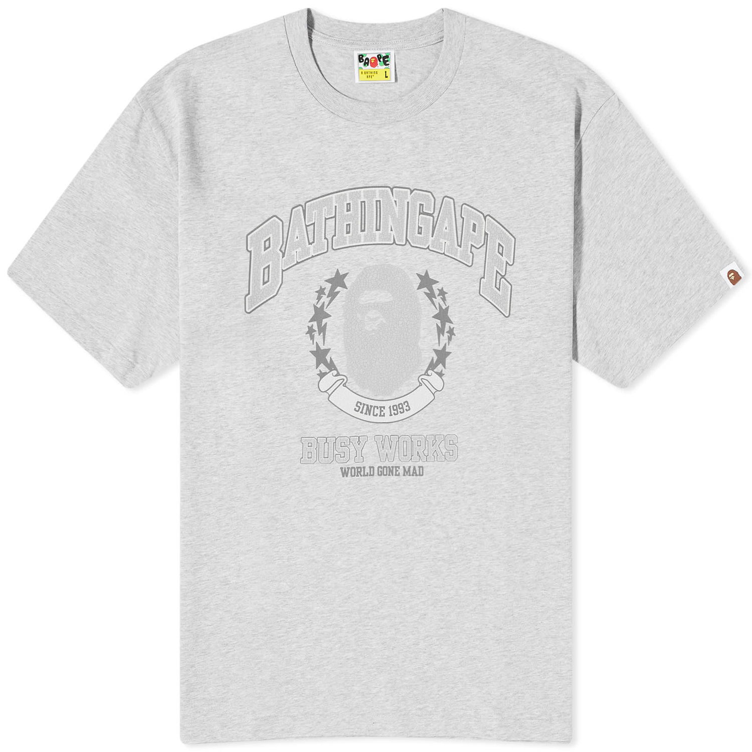 Tričko BAPE A Bathing Ape Bathing Ape T-Shirt Šedá | 001TEK301335M-GRAY, 0