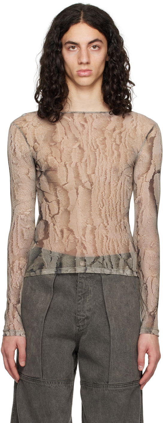 Tričko Serapis Dried Sand Long Sleeve T-Shirt Hnedá | SS23_TT_5, 0