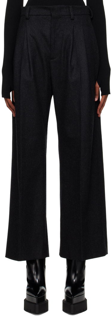 Nohavice Jean Paul Gaultier Jean Paul Gaultier Pleated Trousers Čierna | 22/09-U-PA050-C028, 0