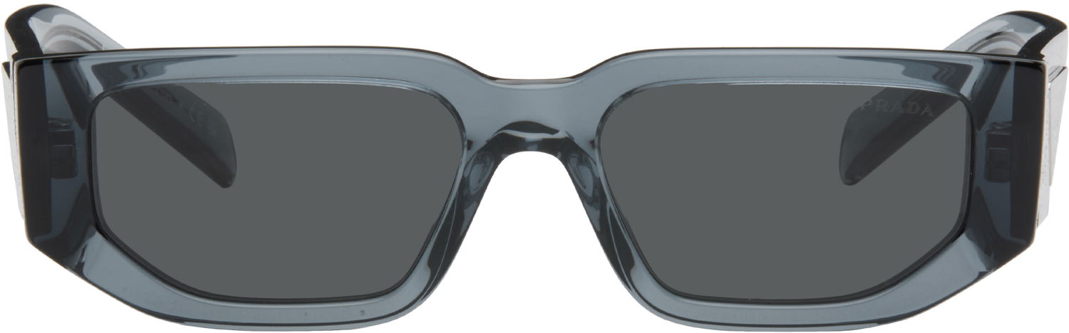 Slnečné okuliare Prada Translucent Rectangular Frame Sunglasses Šedá | 0PR 09ZS 17T08Z54 8056262511428, 0