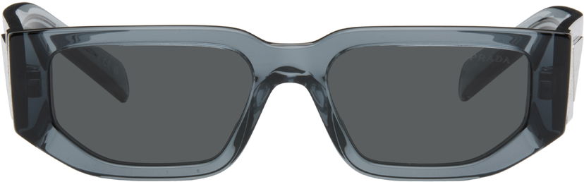 Slnečné okuliare Prada Translucent Rectangular Frame Sunglasses Šedá | 0PR 09ZS 17T08Z54 8056262511428
