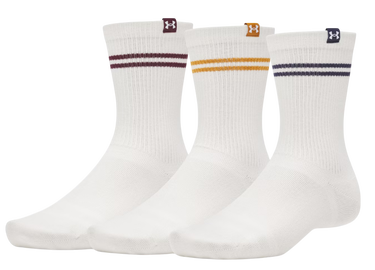 Ponožky Under Armour UA Sportswear Cotton Crew Socks Biela | 1390130-110, 0