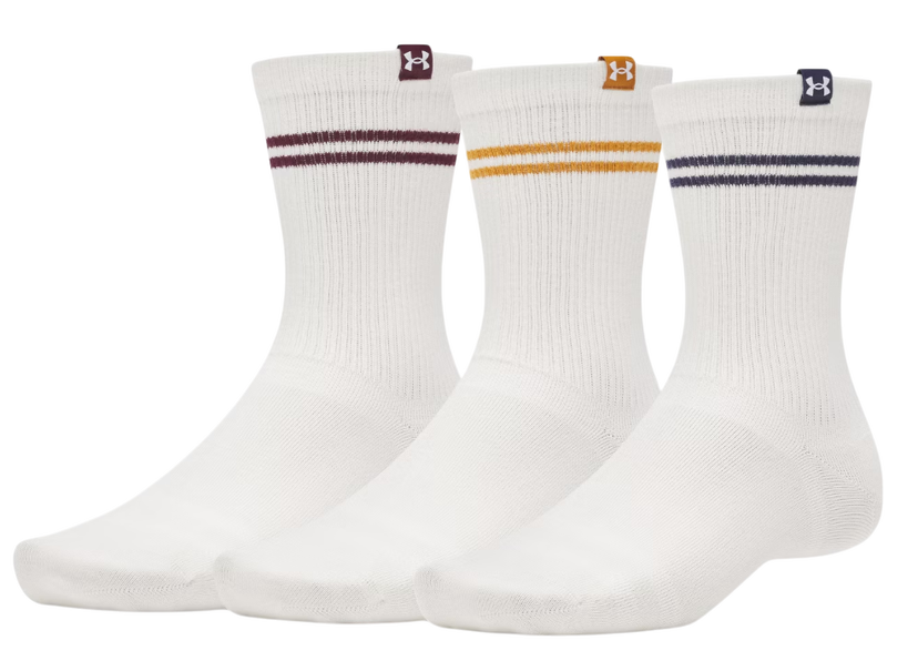 Ponožky Under Armour UA Sportswear Cotton Crew Socks Biela | 1390130-110