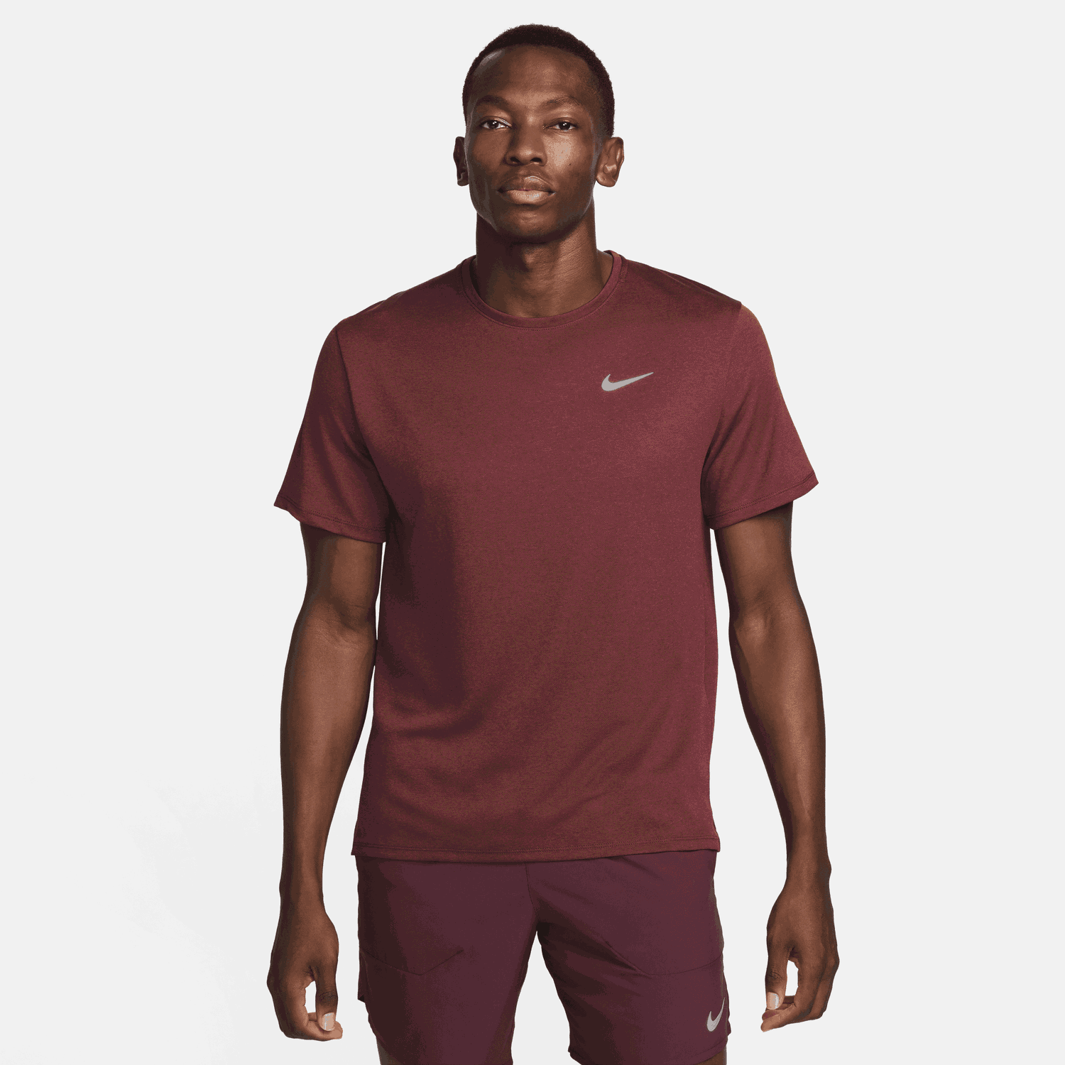 Tričko Nike Miler Dri-FIT UV Červená | DV9315-681, 0