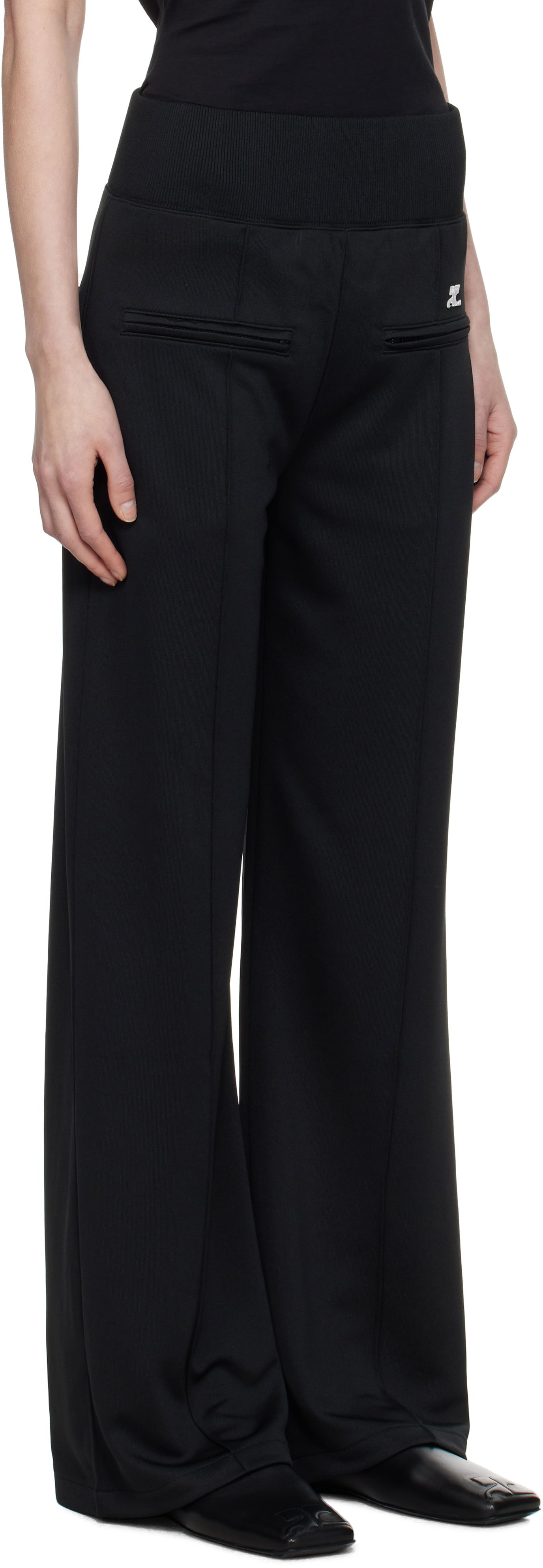Tepláky Courrèges Courrèges Interlock Tracksuit Trousers Čierna | 125JPA310JS0091, 1