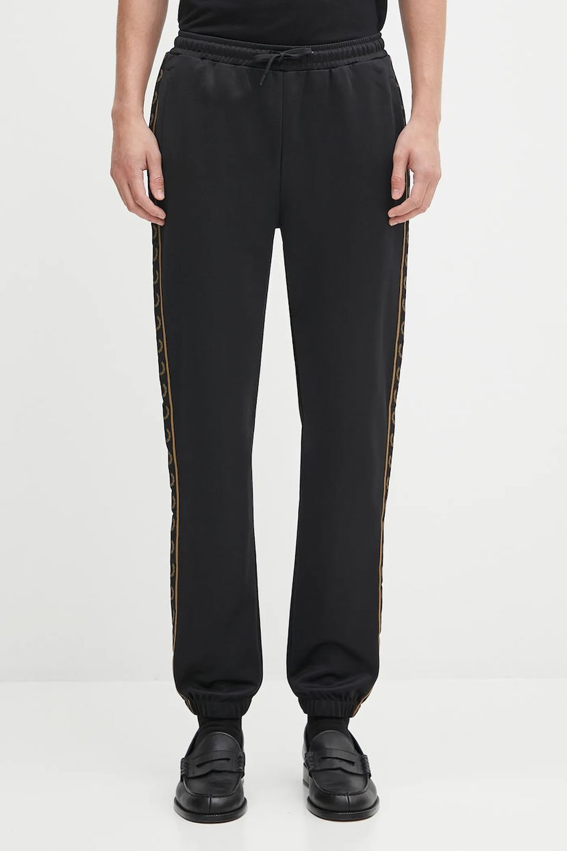 Tepláky Fred Perry Fred Perry Taped Track Pants Čierna | T5507