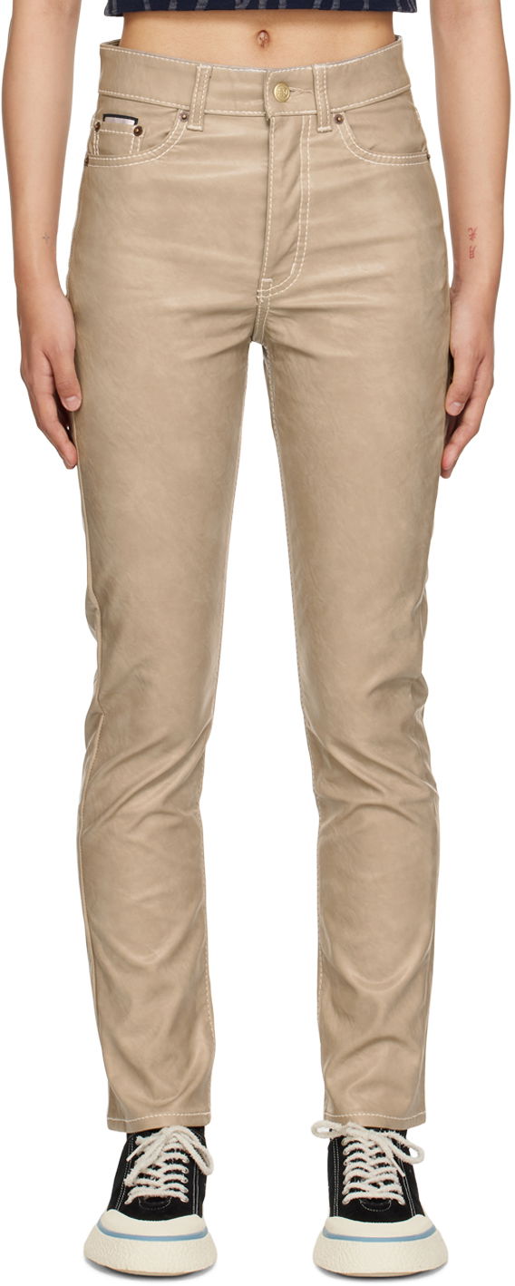 Eytys Solstice Faux-Leather Jeans