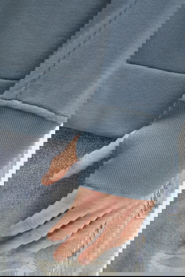 Mikina C.P. Company Smooth Full-Zip Hoodie with Hood Drawstrings and Zip Pockets Modrá | 18CMSS028A005086W, 5