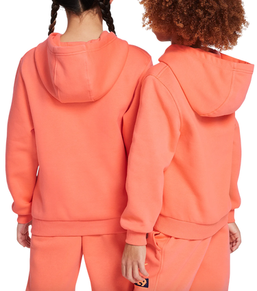 Mikina Nike Club Fleece Kids' Hoodie Oranžová | HJ3837, 1