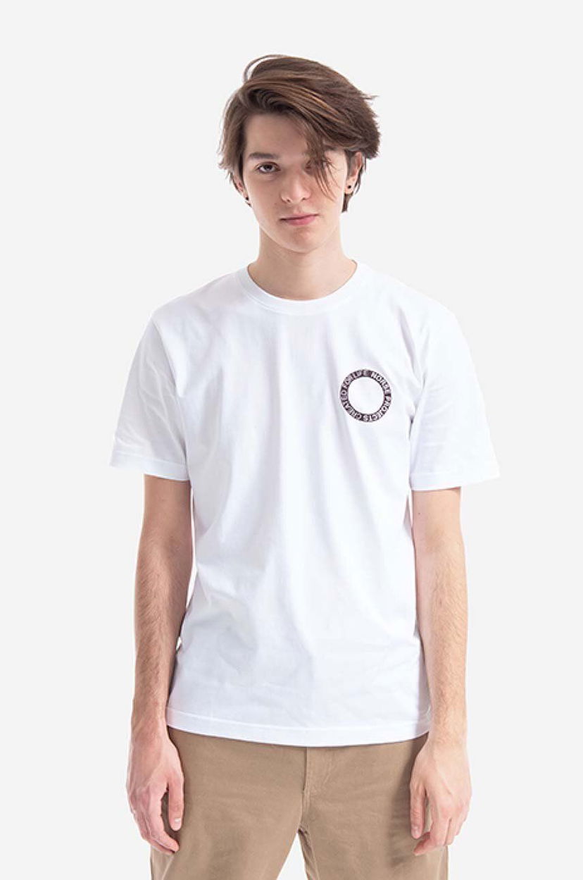 Tričko NORSE PROJECTS T-Shirt With Print Biela | N01.0562.0001
