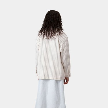 Kabáty Carhartt WIP Hendry Stripe Chore Coat Biela | I034847_3, 3