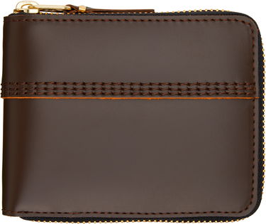 Peňaženka Comme des Garçons COMME des GARÇONS Triple Stitch Zip Wallet Hnedá | SA7100TS, 0