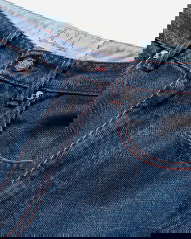 Džínsy ERL Baggy Indiana Distressed Jeans Modrá | ERL10P013 1, 3