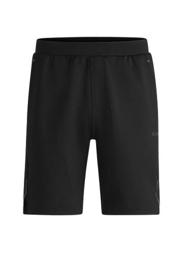Šortky BOSS Stretch Active Shorts with Reflective Details Čierna | 50531225, 0