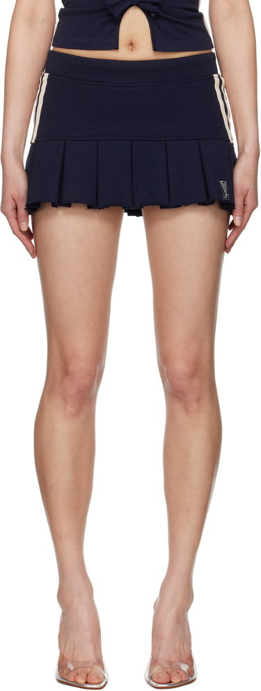 Sukňa MISBHV MISBHV Varsity Pleated Miniskirt Navy | 250W858, 0