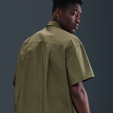 Košeľa Nike Nike Club Short Sleeve Button-Up Shirt Zelené | HJ2026-222, 3