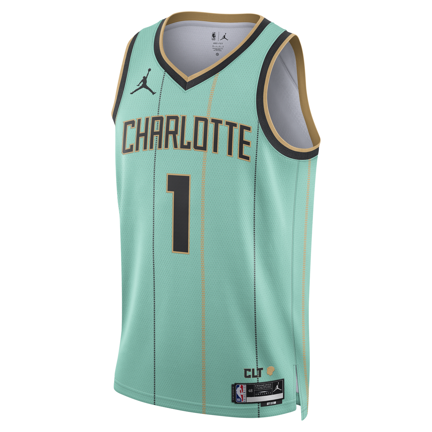 Dres Nike Dri-FIT NBA Swingman LaMelo Ball Charlotte Hornets City Edition 2024/25 Zelené | FQ4336-356, 1