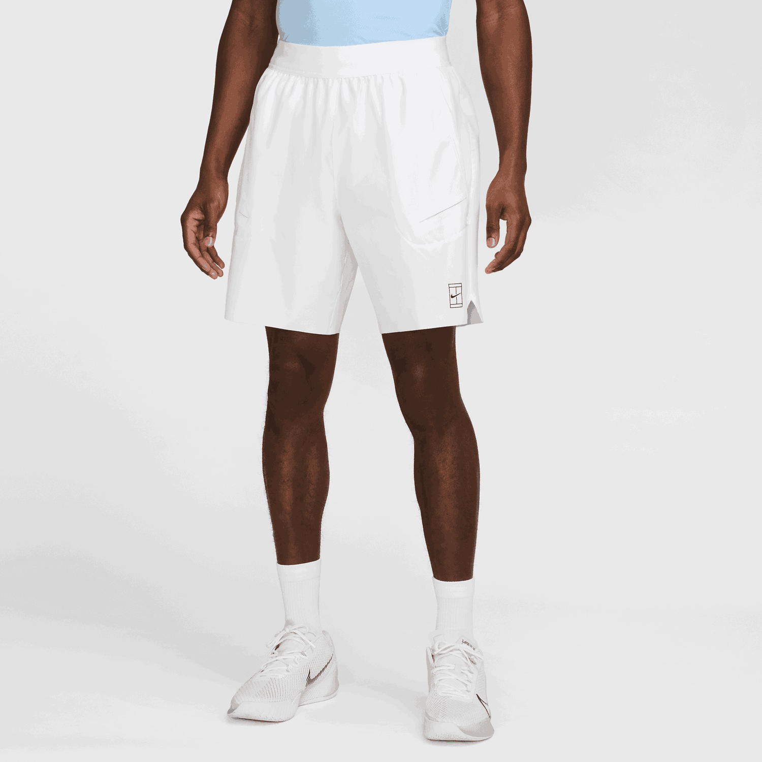 Šortky Nike NikeCourt Advantage Dri-FIT 8" Tennis Shorts Biela | FZ9322-100, 0