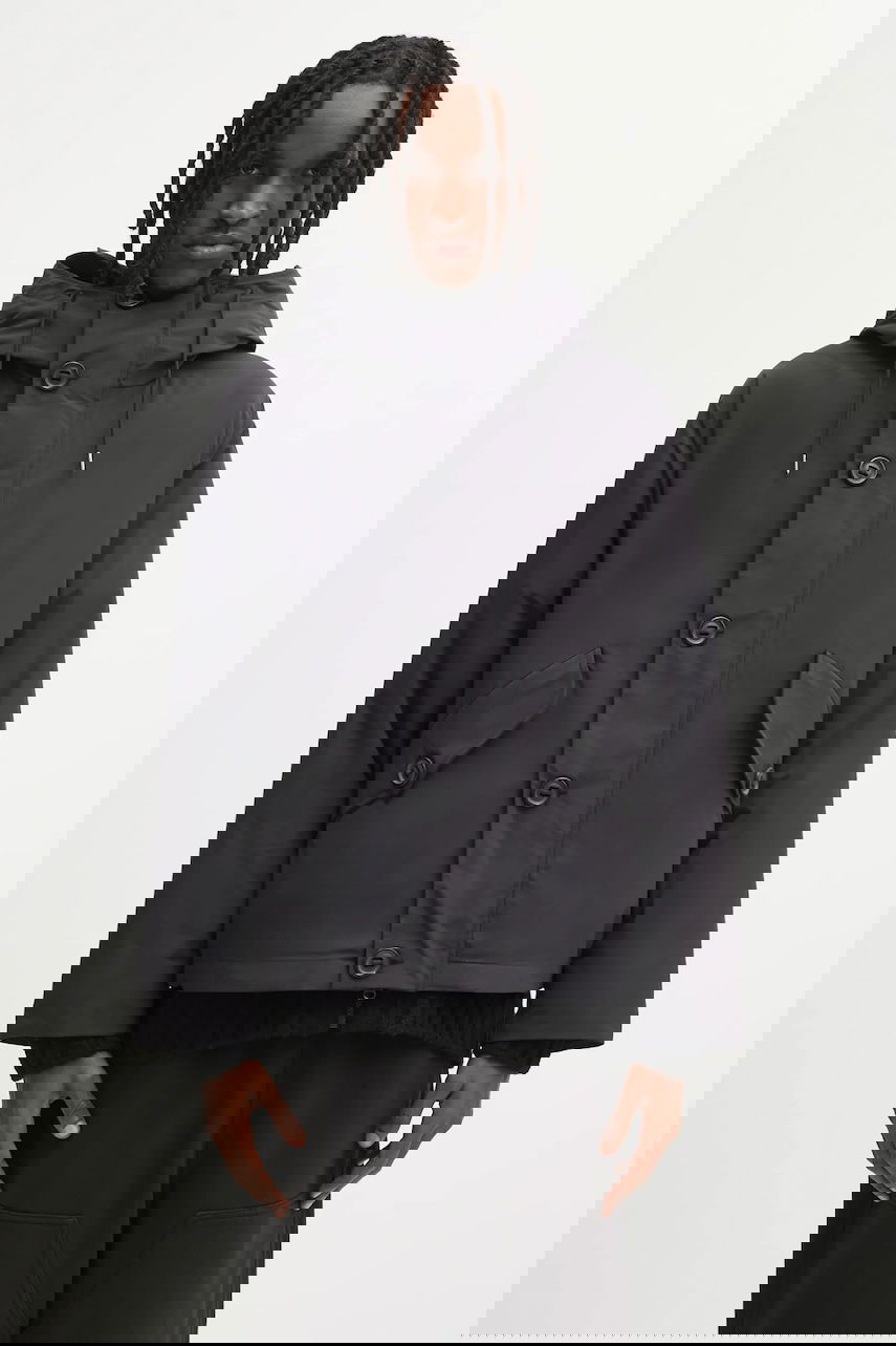 Prešívaná bunda C.P. Company Hooded Down Winter Jacket Čierna | 19CMOW197A110419A, 0