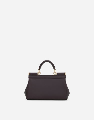 Kabelka Dolce & Gabbana Dolce & Gabbana Mini Dauphine Leather Top Handle Bag Vínová | BB7116B10018M073, 3