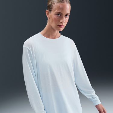 Tričko Nike Nike One Relaxed Dri-FIT Long Sleeve T-Shirt Modrá | FN2817-423, 1