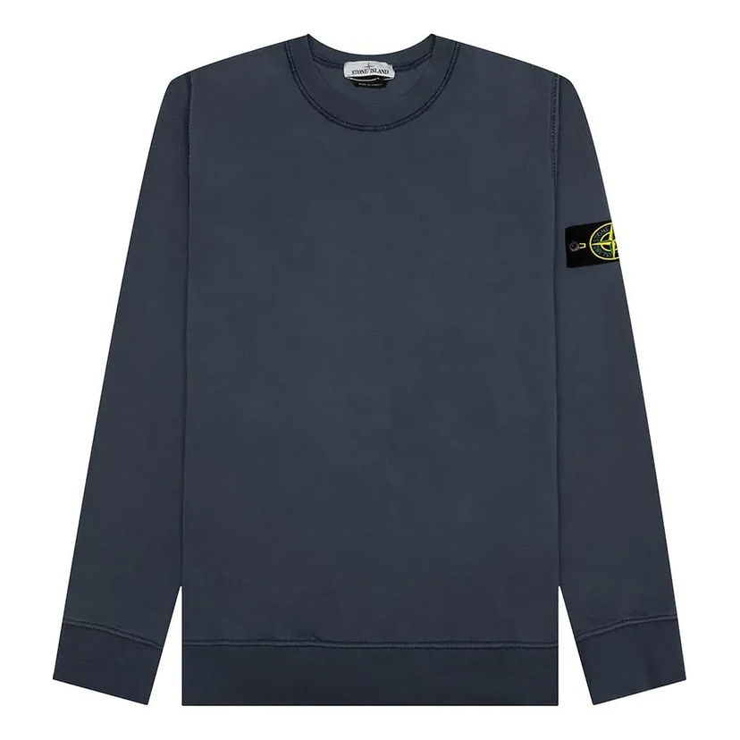 Sveter Stone Island Stone Island Crewneck Sweatshirt Modrá | 761563051-V0024