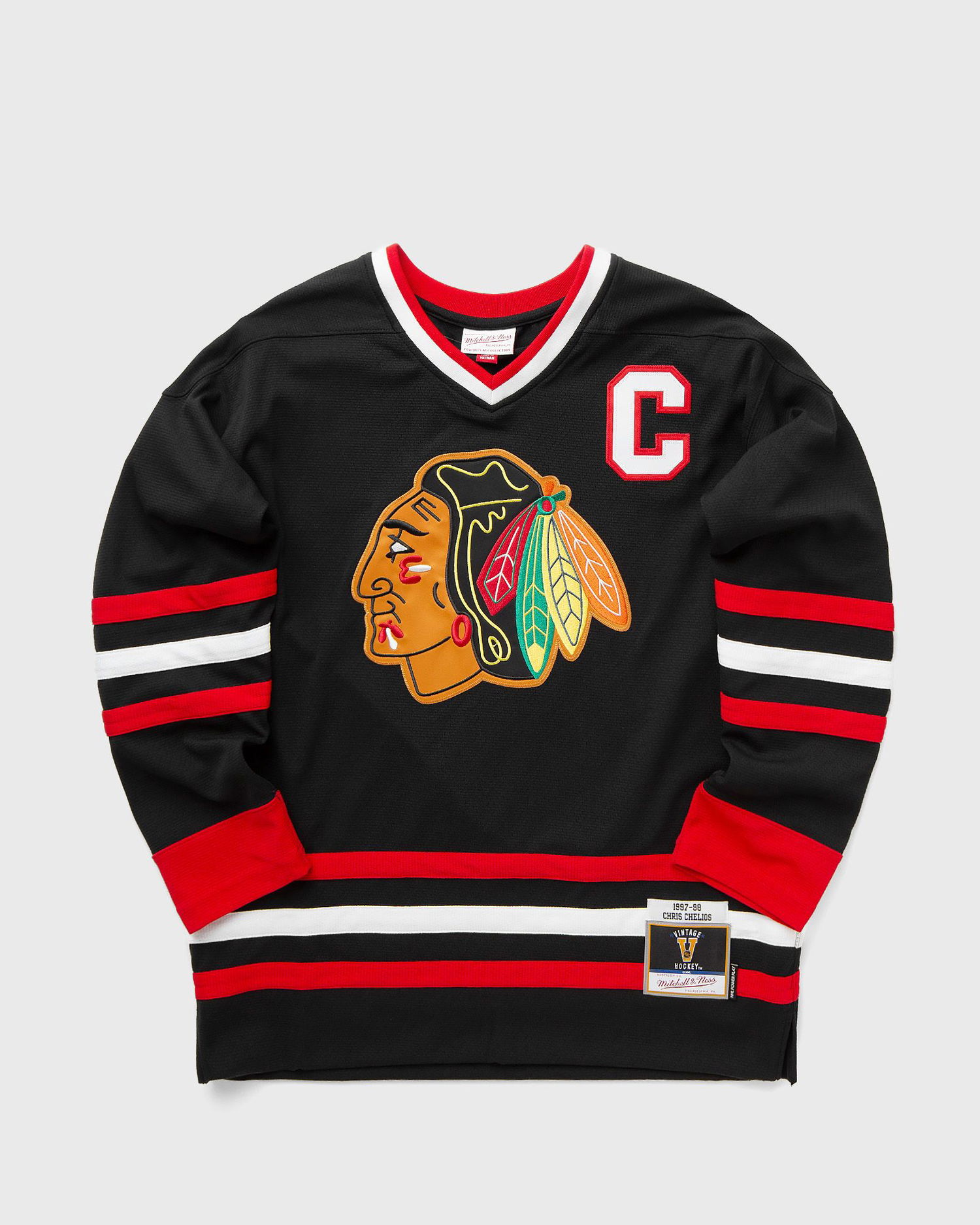 Dres Mitchell & Ness NHL Chicago Blackhawks Alternate 1997 Chris Chelios Jersey Čierna | JY8935-CBHBLCK, 0