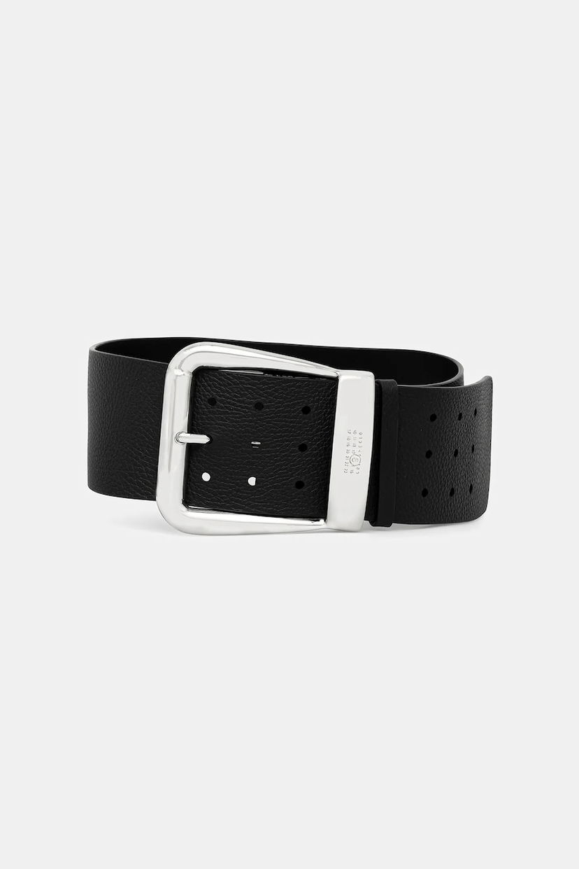 Opasok Maison Margiela MM6 Maison Margiela Leather Belt Čierna | SA5TP0016.P8326.T8013