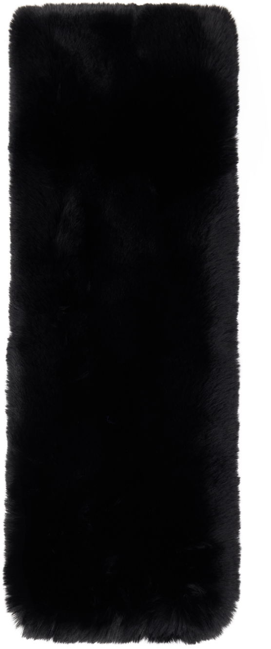 Šál Acne Studios Acne Studios Furry Scarf Čierna | CA0349-, 0