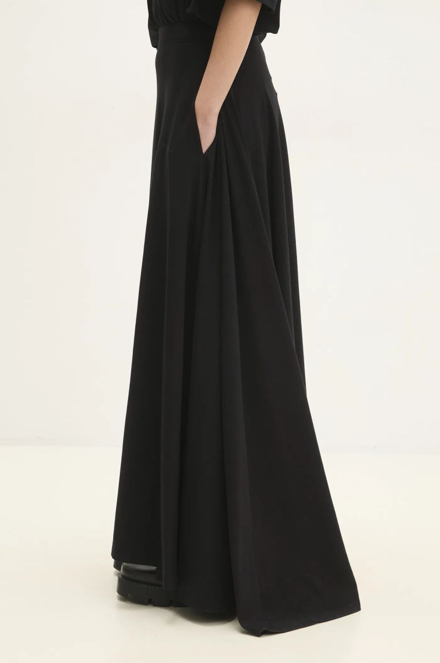 Sukňa VETEMENTS VETEMENTS Ballroom Maxi A-Line Jersey Skirt Čierna | WA66SK610B, 1