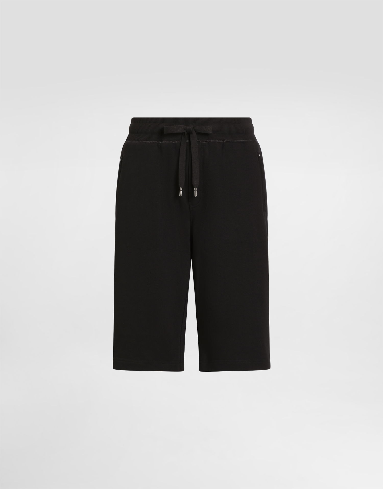 Šortky Dolce & Gabbana Dolce & Gabbana Jersey Jogging Shorts With Logo Tag Čierna | GVB7HTG7F2GN0000, 0