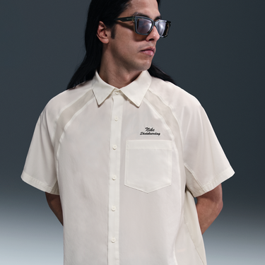 Košeľa Nike SB Nike SB Dri-FIT Woven Short Sleeve Bowling Shirt Biela | HJ2958-133, 3